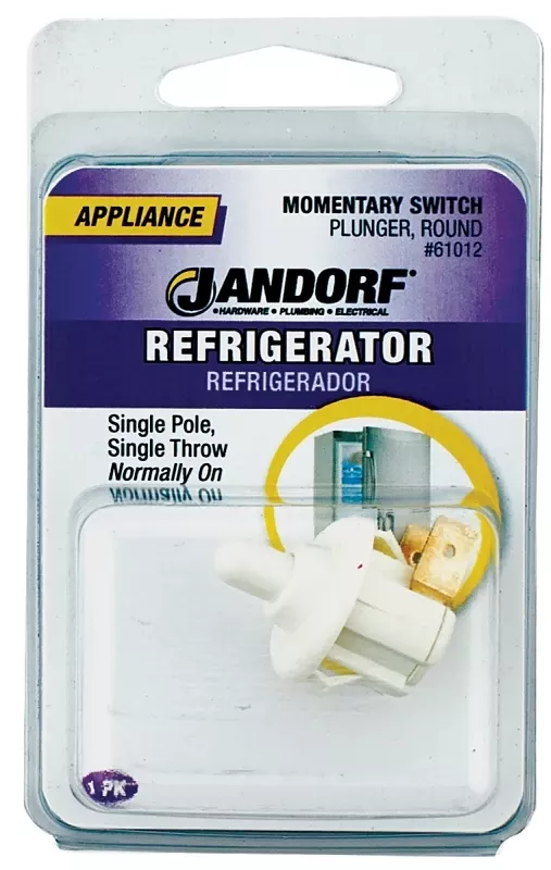 0.2a Single Pole Momentary Appliance Switch White Spst 250vac 1 Pk