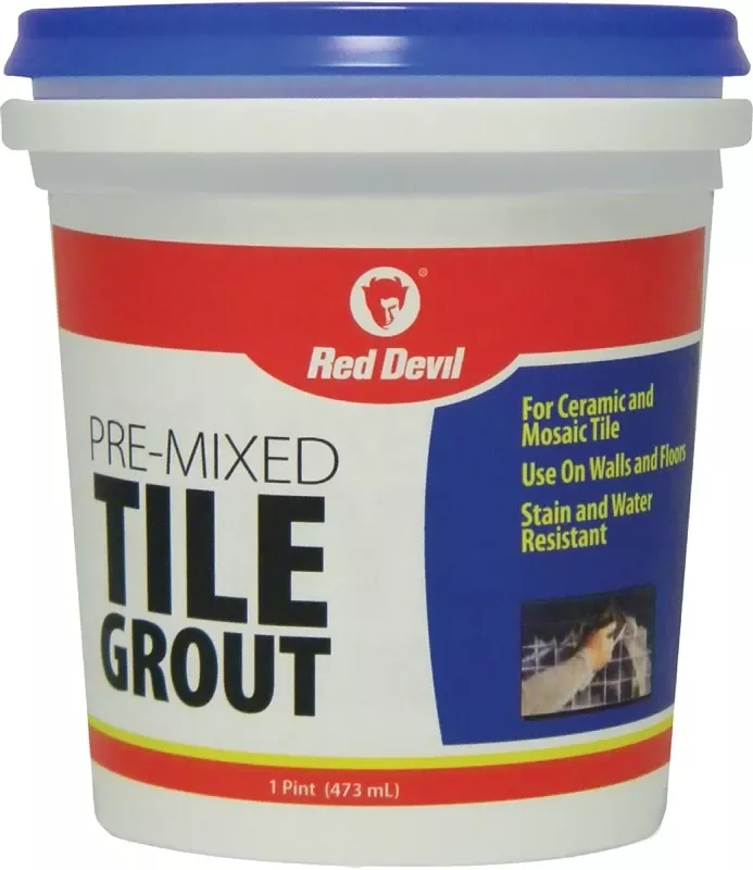 0428 Pre-mixed Tile Grout Paste Pint - Durable Acrylic Formula