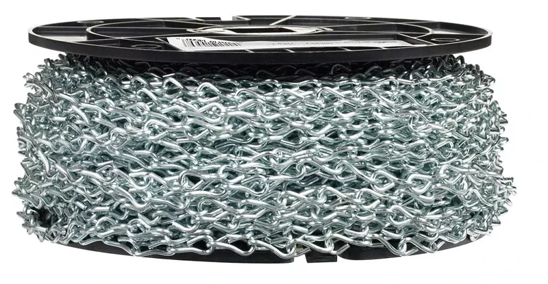 #14 Single Jack Chain, 200 Ft L, Zinc-plated Carbon Steel, 16 Lb Wll, Model Aw0801427