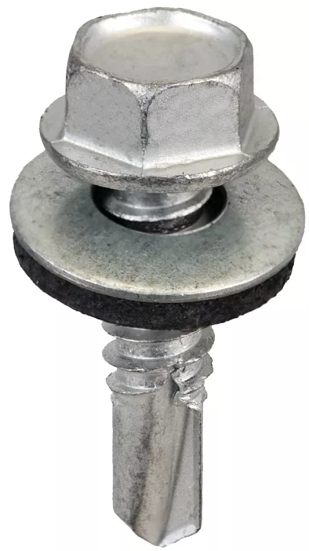 #14 X 1 In. Galvanized Washered Self-drilling Framing Screws (250 Ct.)