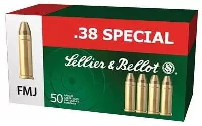 .38 Special 158 Grain Full Metal Jacket Ammunition - 50 Rounds