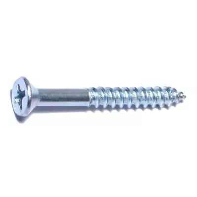 #7 x 1-1/4Zinc Phillips Flat Head Wood Screws WSFS-161 (100 pcs)