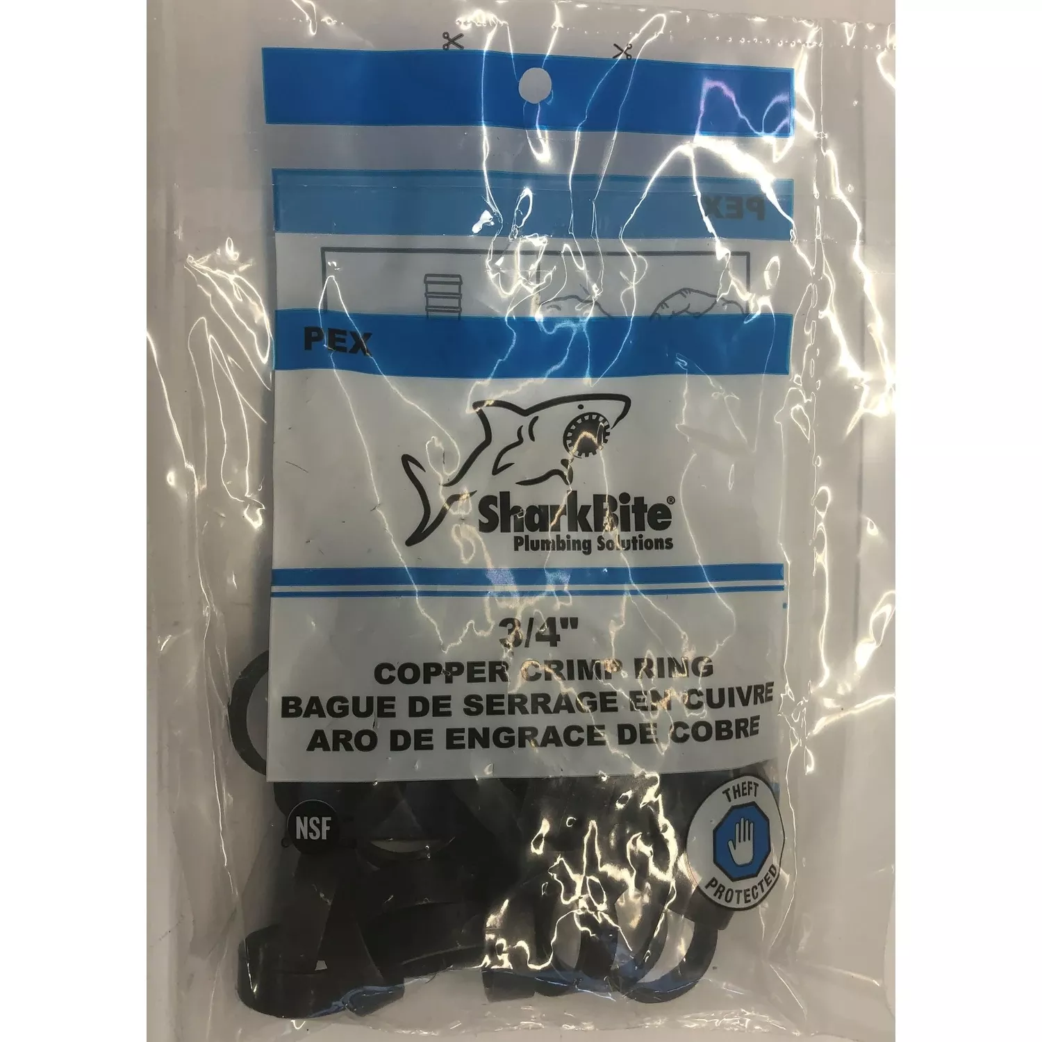 Copper Crimp Ring, 3/4 In. 25-Pk.