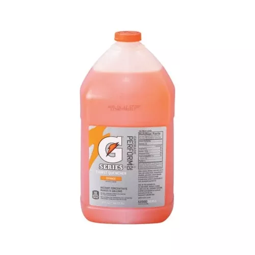 "Gatorade 6 Gal Yield Liquid Concentrate Energy Drink, 1 Gal Jug, Orange, 4/Carton"
