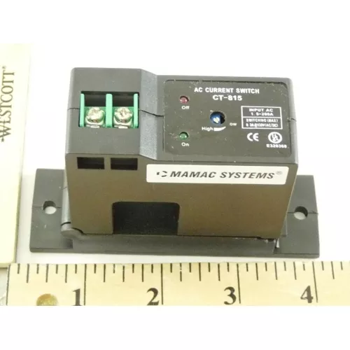 MAMAC Systems CT-815 1.5-200A Adjustable Setpoint Split-Core Current Switch
