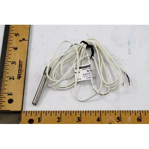 MAMAC Systems TE-704-A-7 Surface Mount Strap-On Temperature Sensor, 10K NTC Thermistor Type III