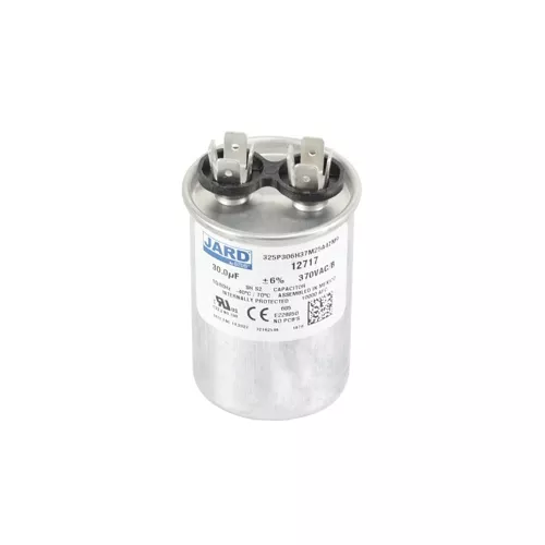Mars 12717 30 MFD 370VAC Round Run Capacitor