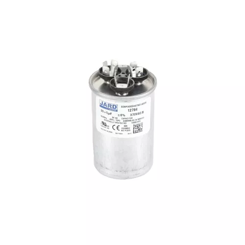 Mars 12764 30/5 MFD 370VAC Round Dual Run Capacitor