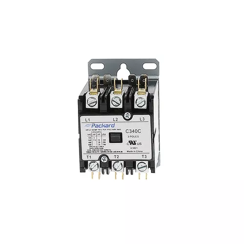 Packard C340C 3-Pole 40A Contactor with 208/240V Coil