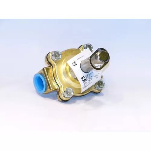 Parker-Sporlan 08F23C2140ACF 1/2" NC Brass Solenoid Valve, 0–150 PSI, 4.0 Cv