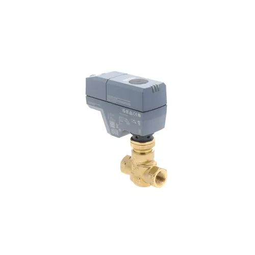 Siemens 259-02051 2-Way Normally Open 1/2" NPT 24Vac 1.0 Cv Valve Assembly