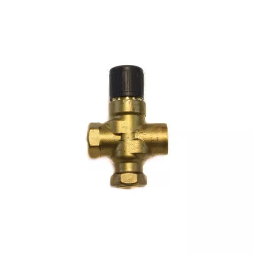 Siemens 599-01136 Globe 3-Way Mixing Valve, 1/2" NPT, 2.5 Cv, Forged Brass