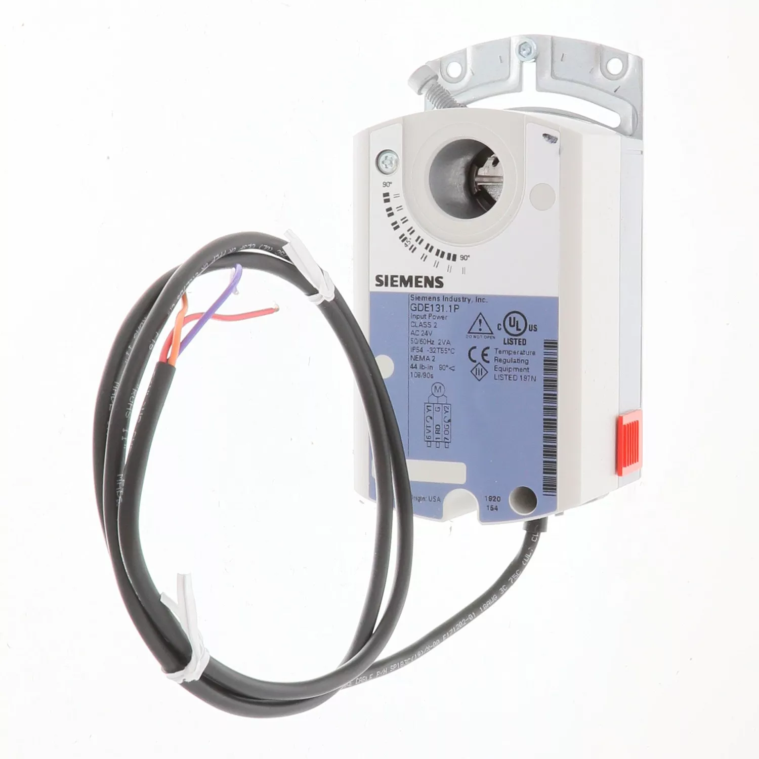 Siemens GDE131.1P 24V NSR On/Off/Floating Plenum Damper Actuator