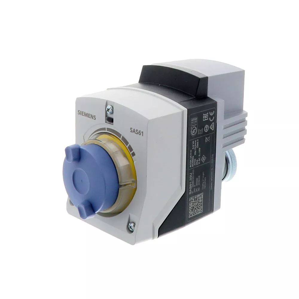 Siemens SAS61.33U 24V Spring Return 0-10VDC Actuator