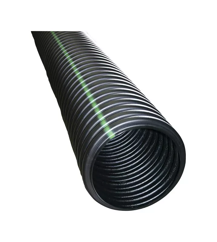 Solid Drainage Tube With Bell End, 3 In. x 10 Ft.
