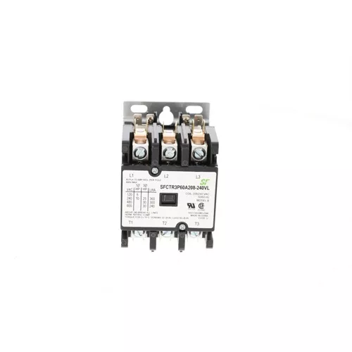 Trane SFCTR3P60A208240VL 240V 60A 3-Pole Contactor with Lugs