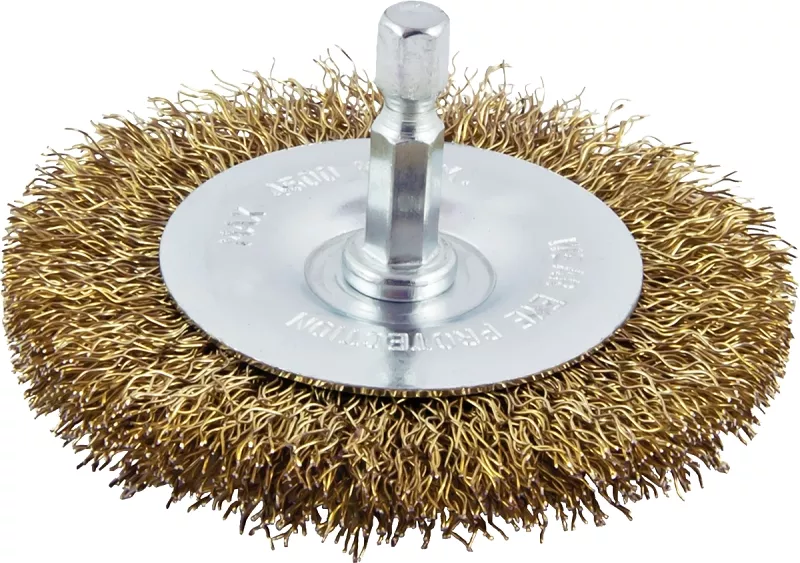 Vulcan 322201OR 4‑Inch Quick‑Change Wire Wheel Brush – 1/4" Arbor