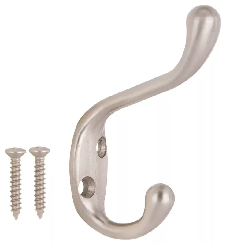 Zinc Die Coat And Hat Hook For Bedrooms, Bathrooms, And Closets